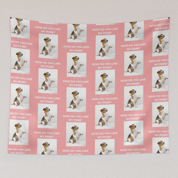 Item preview, " HOW DO YOU LIKE MY POSE? " DOG DESIGN  designed and sold by findsbyjune374.