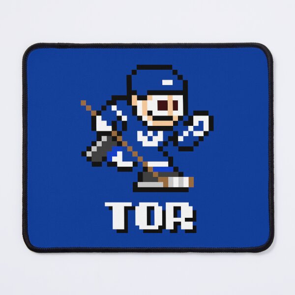 Item preview, Toronto Maple Leafs Home + Initials (8-bit Hockey Player) designed and sold by The Armorsmith.