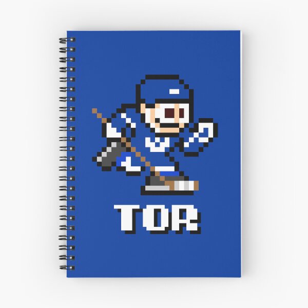 Item preview, Toronto Maple Leafs Home + Initials (8-bit Hockey Player) designed and sold by The Armorsmith.