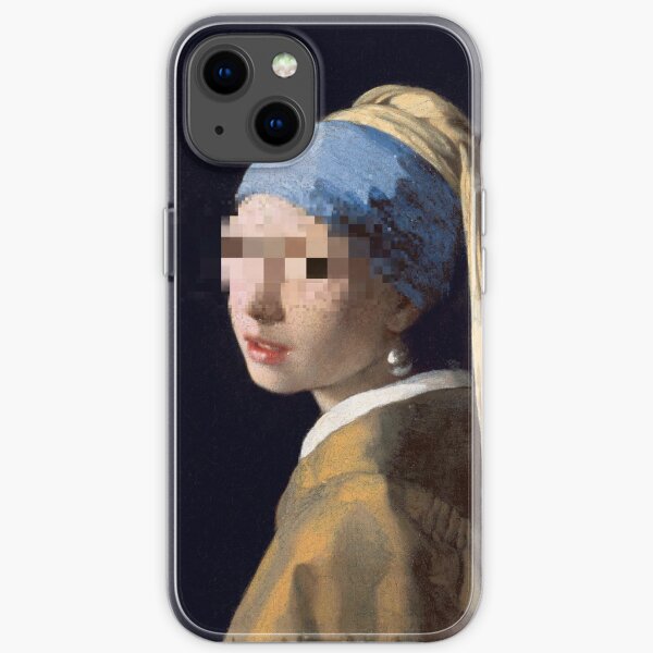 Blurred Girl With The Pearl Earring iPhone Soft Case