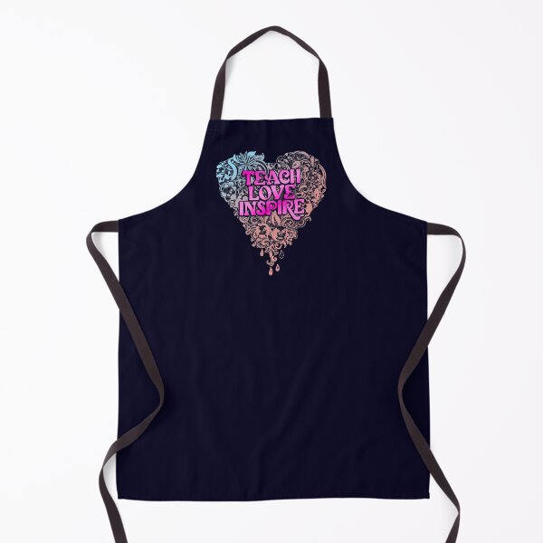 Item preview, Teach Love Inspire Teacher Student School Hippie Heart designed and sold by CRHPOD20.