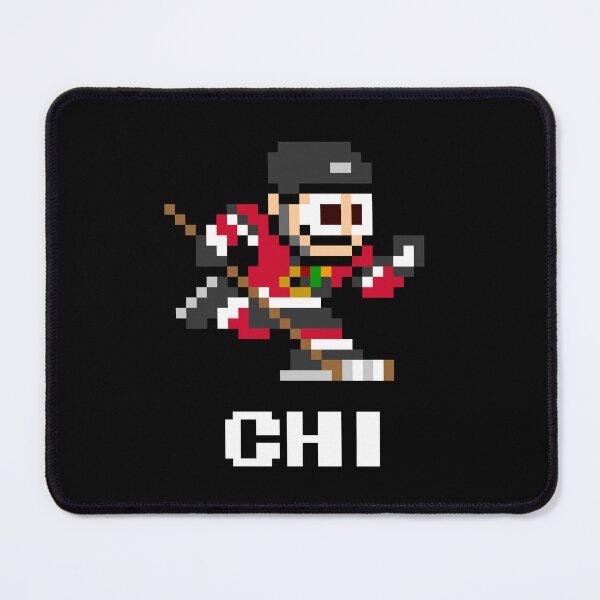 Item preview, Chicago Blackhawks Home + Initials (8-bit Hockey Player) designed and sold by The Armorsmith.