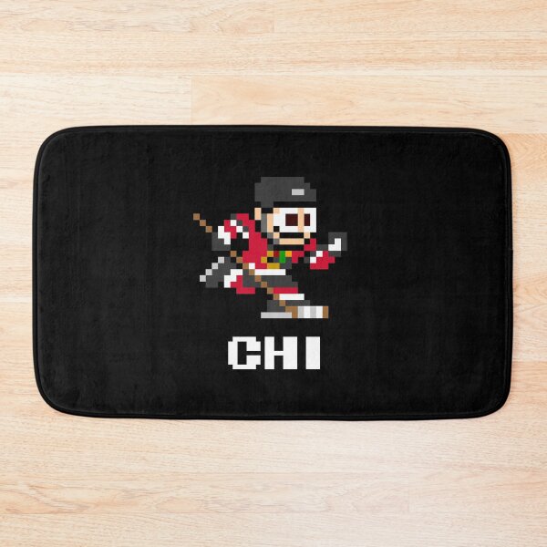 Item preview, Chicago Blackhawks Home + Initials (8-bit Hockey Player) designed and sold by The Armorsmith.