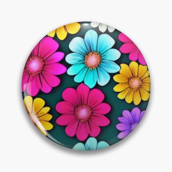 Aperçu de l'œuvre Fleurs lumineuses et colorées créée et vendue par FGCART.