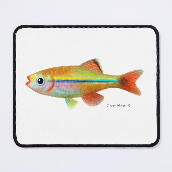 Item preview, White Cloud Minnows Fish designed and sold by julianamotzko.