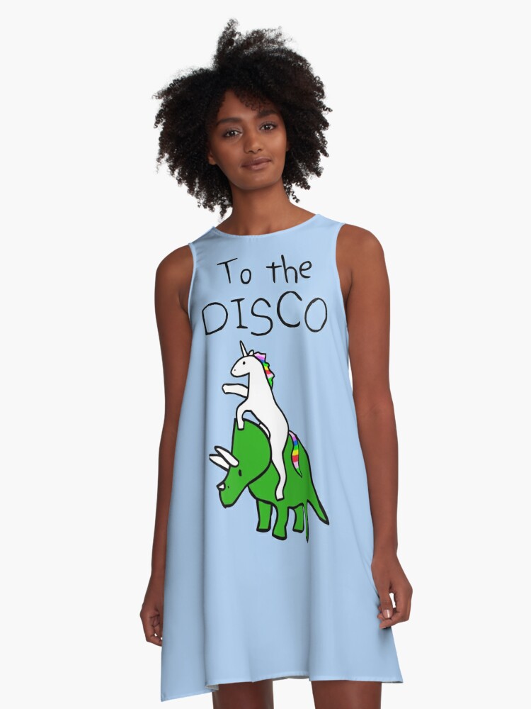 disco unicorn dress