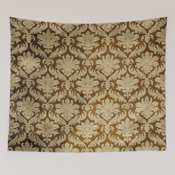 Item preview, Coffee Bean-Colored Vintage Ornate Wallpaper Pattern designed and sold by DEC02.