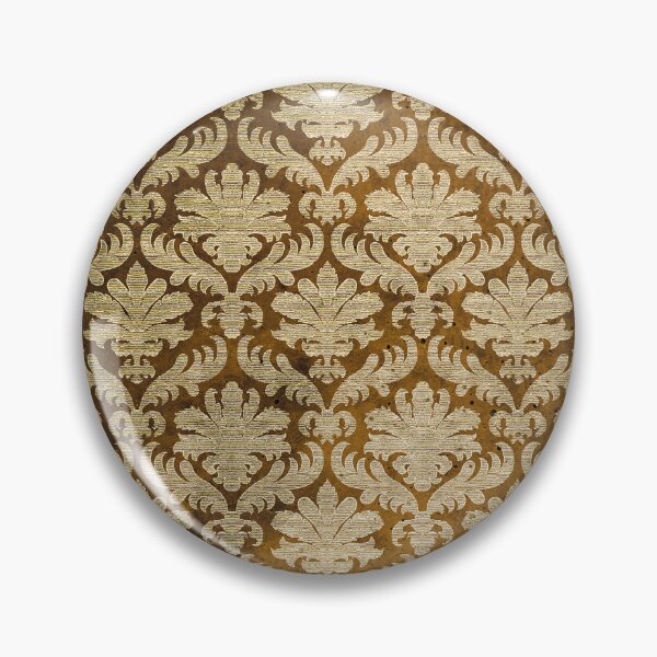 Item preview, Coffee Bean-Colored Vintage Ornate Wallpaper Pattern designed and sold by DEC02.