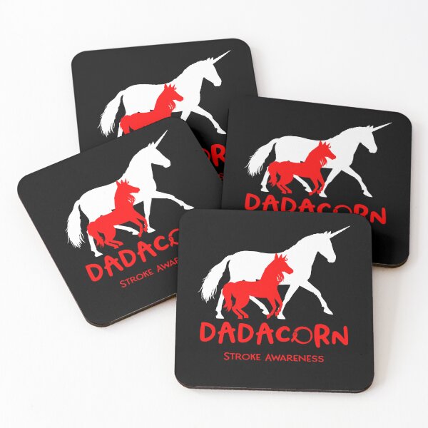Item preview, Stroke Awareness Dad Unicorn Dadacorn Support Stroke Warrior  designed and sold by RunningShop.