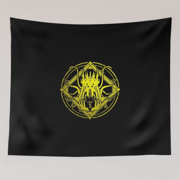Item preview, The King in Yellow - Hastur - Circle design Sticker designed and sold by huertkeir59.