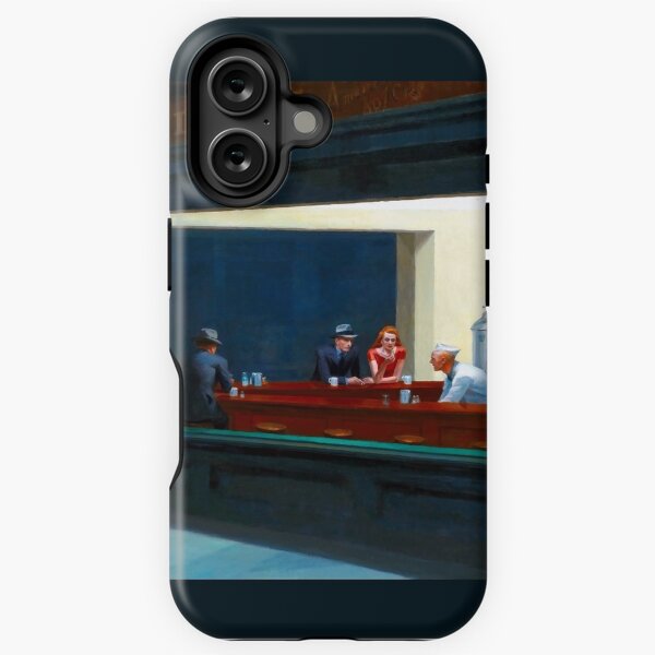 Item preview, "Nighthawks" by Edward Hopper (1942) designed and sold by Vertigo Creative.