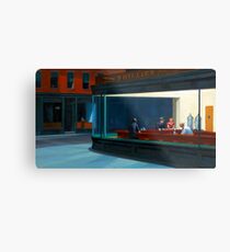 "Nighthawks" von Edward Hopper (1942) Metallbild