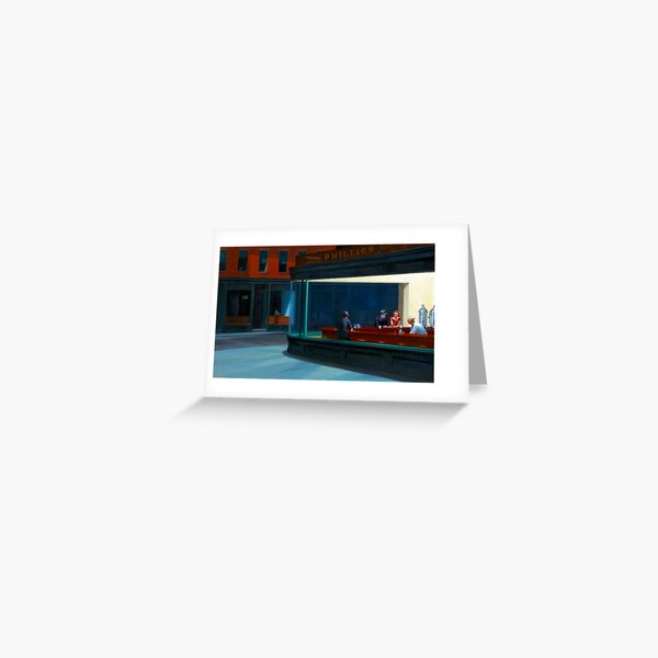 Item preview, "Nighthawks" by Edward Hopper (1942) designed and sold by Vertigo Creative.