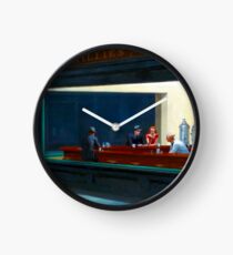 "Nighthawks" von Edward Hopper (1942) Uhr