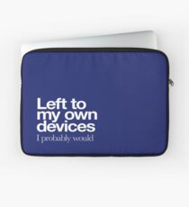 Links zu meinen eigenen Geräten ... weißes Logo Laptoptasche