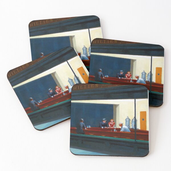 Item preview, "Nighthawks" by Edward Hopper (1942) designed and sold by Vertigo Creative.