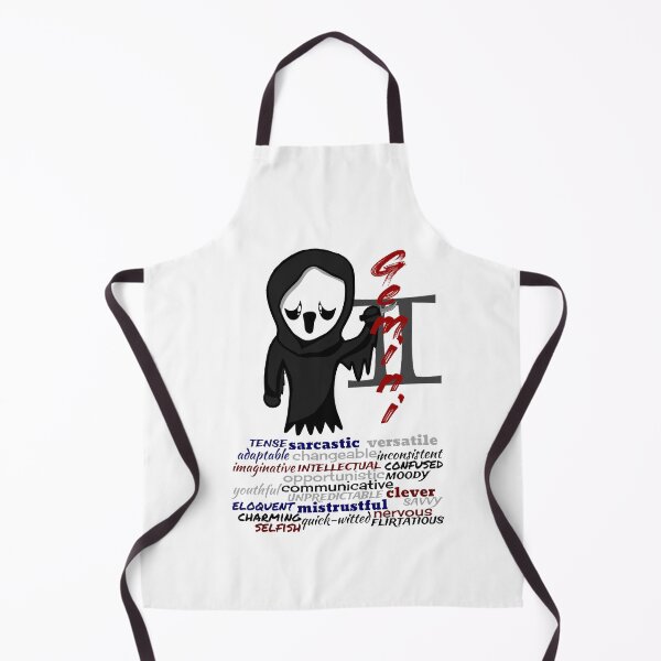 Item preview, Gemini Zodiac Horror Monster- funny, cute, may, june, sign, horoscope, ghost, creepy, phone, telephone, call, horror, thriller, movie, film, traits, knife, scary, killers, fiction designed and sold by Bruh-llc.