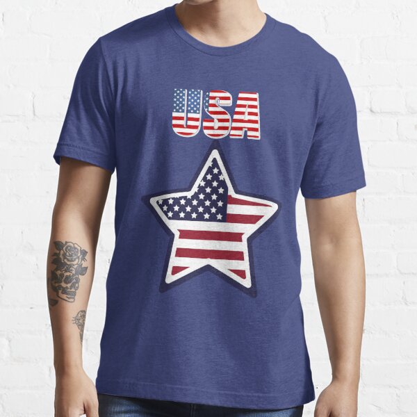 United States Of America Flag T Shirt For Sale By Stalik13 Redbubble United States Of 9727