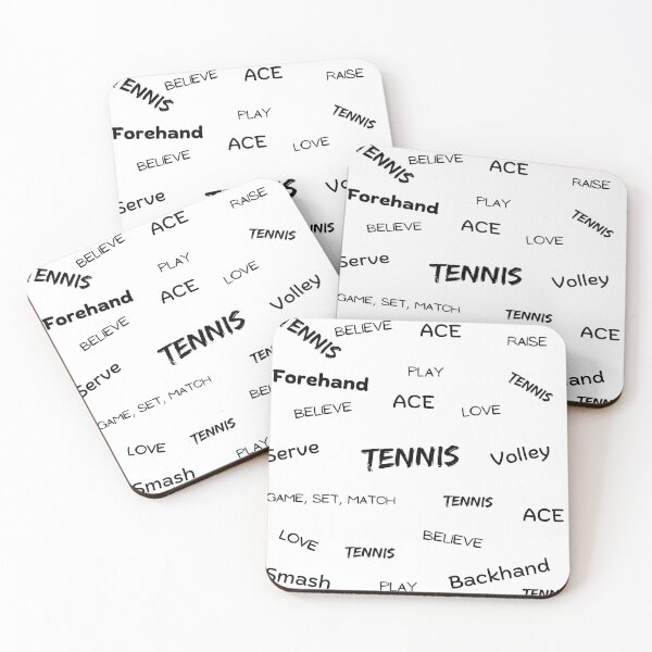Item preview, Tennis Terms and Patterns designed and sold by BigCityTennis.