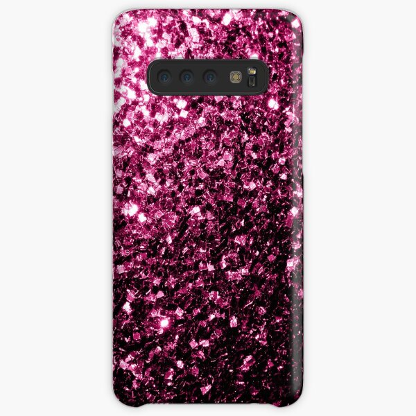 Beautiful Dark Pink glitter sparkles Samsung Galaxy Snap Case