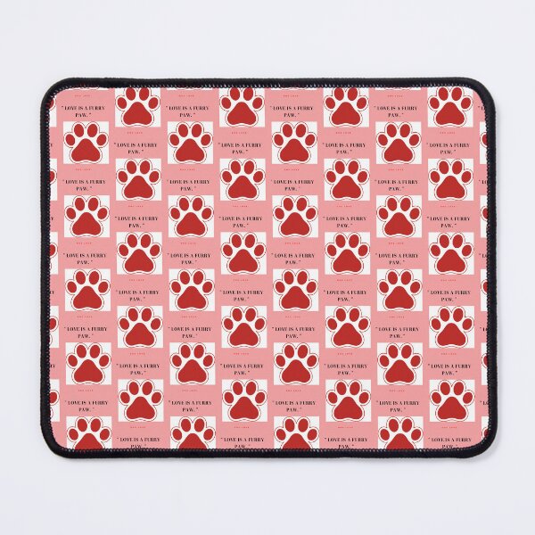 Item preview, LOVE IS A FURRY  PAW " DOG DESIGN  designed and sold by findsbyjune374.