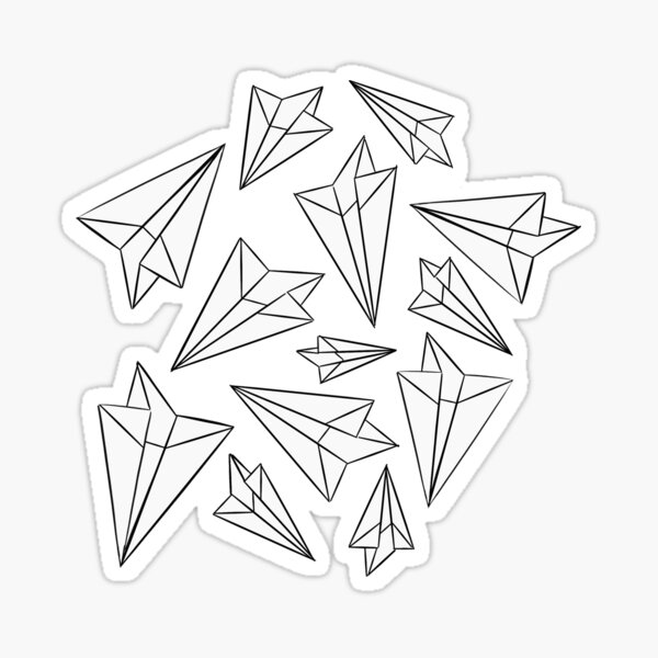 Item preview, Paper Airplanes Mint designed and sold by Beth Thompson.
