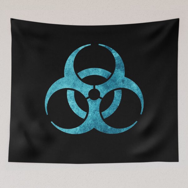 Item preview, Blue Biohazard Symbol designed and sold by Rebellion-10.