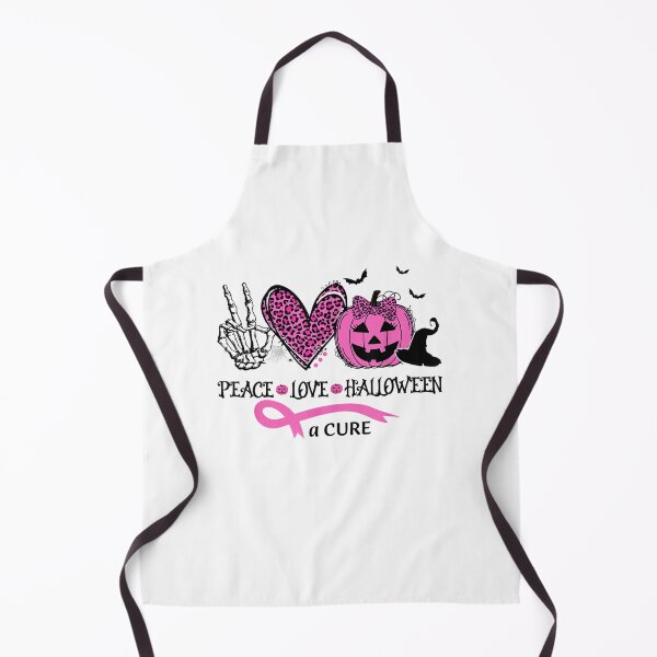 Item preview, Peace Love Halloween and a Cure Breast Cancer Halloween designed and sold by Theodorefletche.