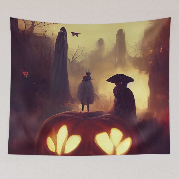 Item preview, Halloween Scary Night designed and sold by MK Art & Print.