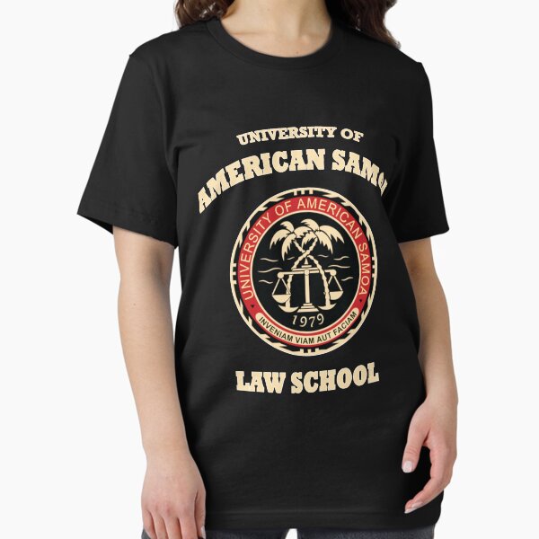 Vista previa del artículo con la obra «Facultad de Derecho de la Universidad de Samoa Americana», diseñado y vendido por MichaelMo1.