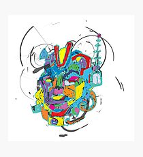 Galactic Head Photographic Print