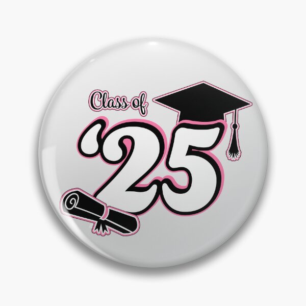 Item preview, Class of 2025 Graduation Design (Pink and Black) designed and sold by SavsSparkleShop.