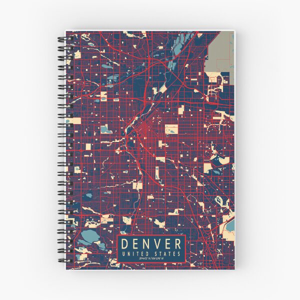 Item preview, Denver City Map of Colorado, USA - Hope designed and sold by deMAP.