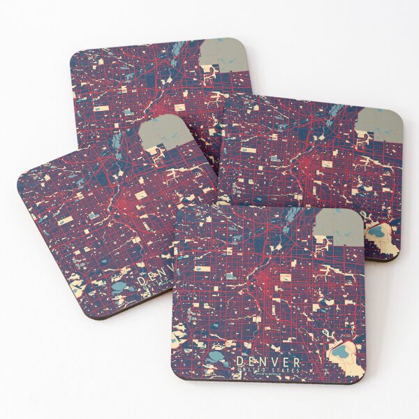 Item preview, Denver City Map of Colorado, USA - Hope designed and sold by deMAP.