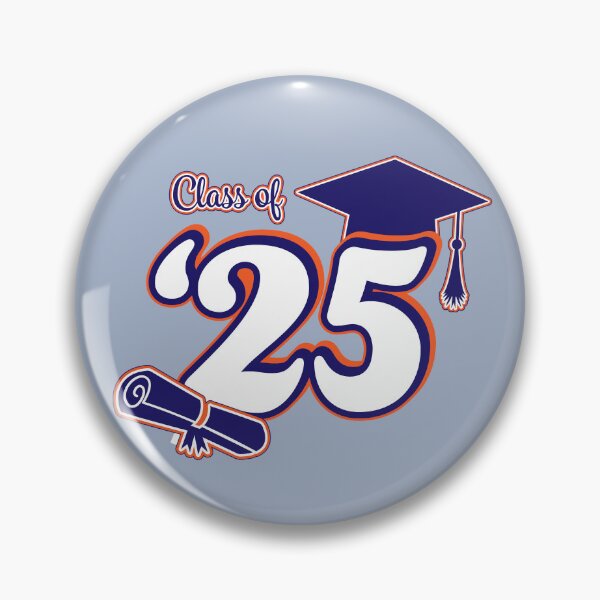 Item preview, Class of 2025 Graduation Design (Orange and Blue) designed and sold by SavsSparkleShop.