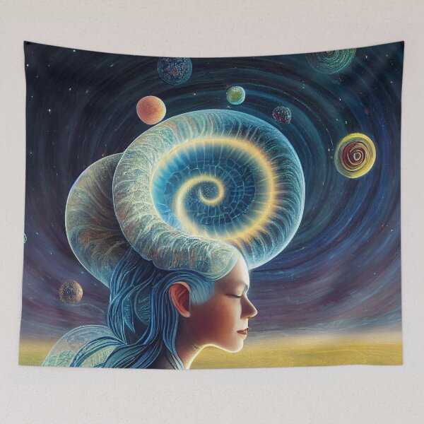 Item preview, Faerie With Spiral Horn designed and sold by fairytailsaiart.