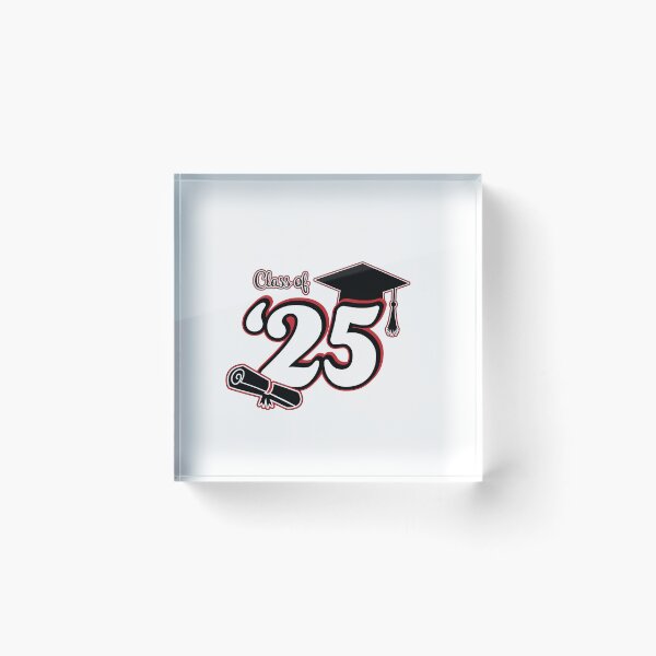 Item preview, Class of 2025 Graduation Design (Red and Black) designed and sold by SavsSparkleShop.