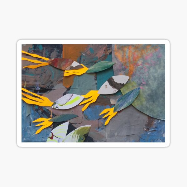 INVASION (C2017) (ANALOGIQUE) (COLLAGE) Sticker