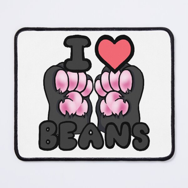 Item preview, I Love Beans! Black designed and sold by FunfettisStuff.
