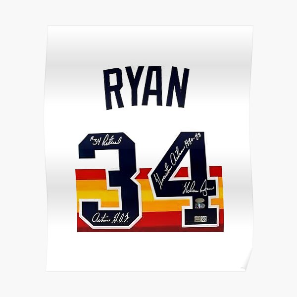 Nolan Ryan Poster Blood 