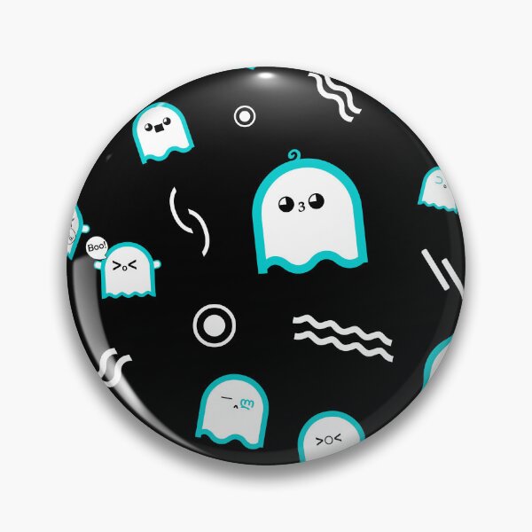 Item preview, Kawaii | Cute Ghosts (Black BG) designed and sold by mixMixtli.