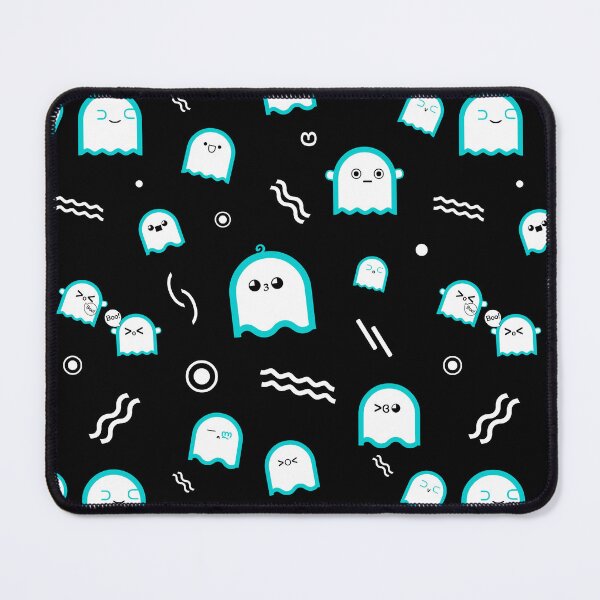 Item preview, Kawaii | Cute Ghosts (Black BG) designed and sold by mixMixtli.