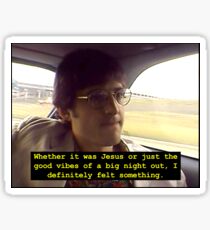 Louis Theroux meme design Sticker