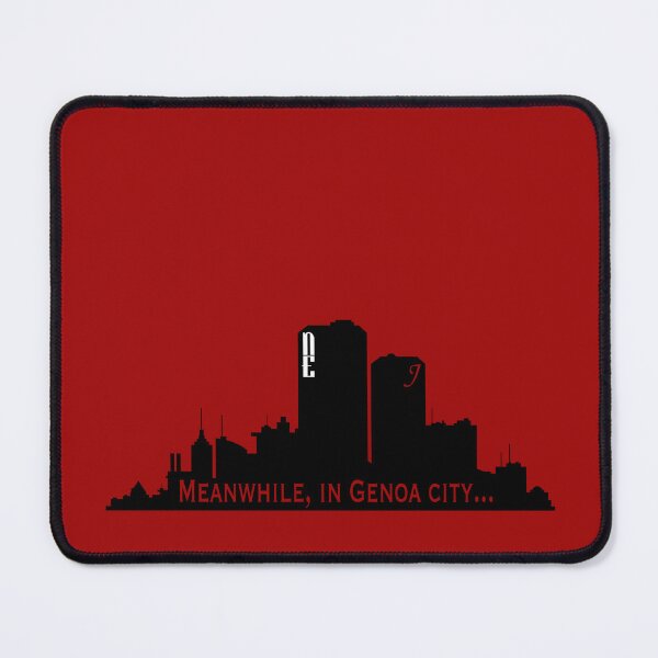 Item preview, Meanwhile in Genoa City... - LARGE FONT (on Red) designed and sold by PawsitiveMum.