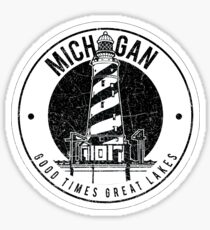 Michigan Good Times Great Lakes Sticker