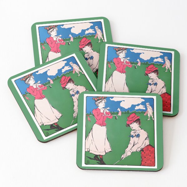 Item preview, Vintage 1901 Golf Print designed and sold by ArtShare.