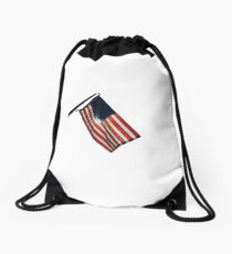 America the Beautiful Drawstring Bag