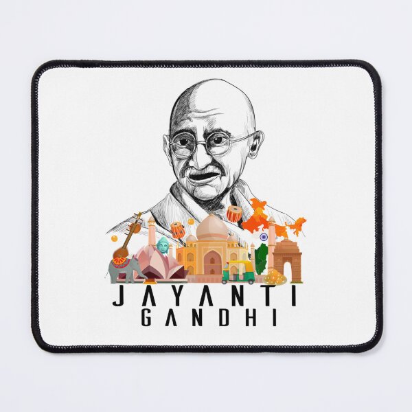 Item preview, gandhi jayanti designed and sold by AlexanderMartii.