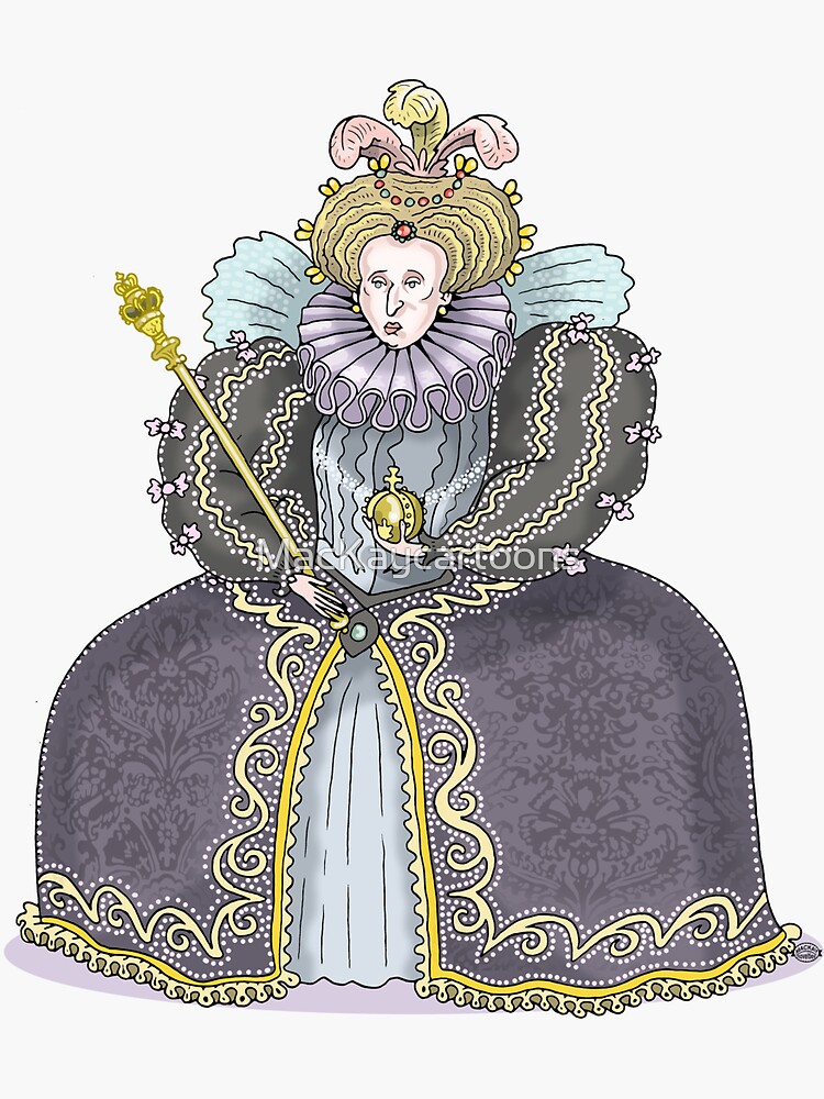 Queen Elizabeth I by MacKaycartoons