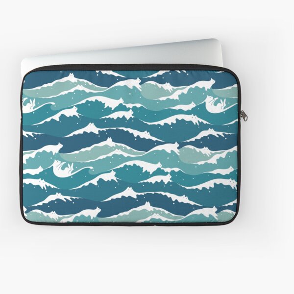 Aperçu de l'œuvre Paysage de chat 135 : Vagues de chat créée et vendue par ilovedoodle.